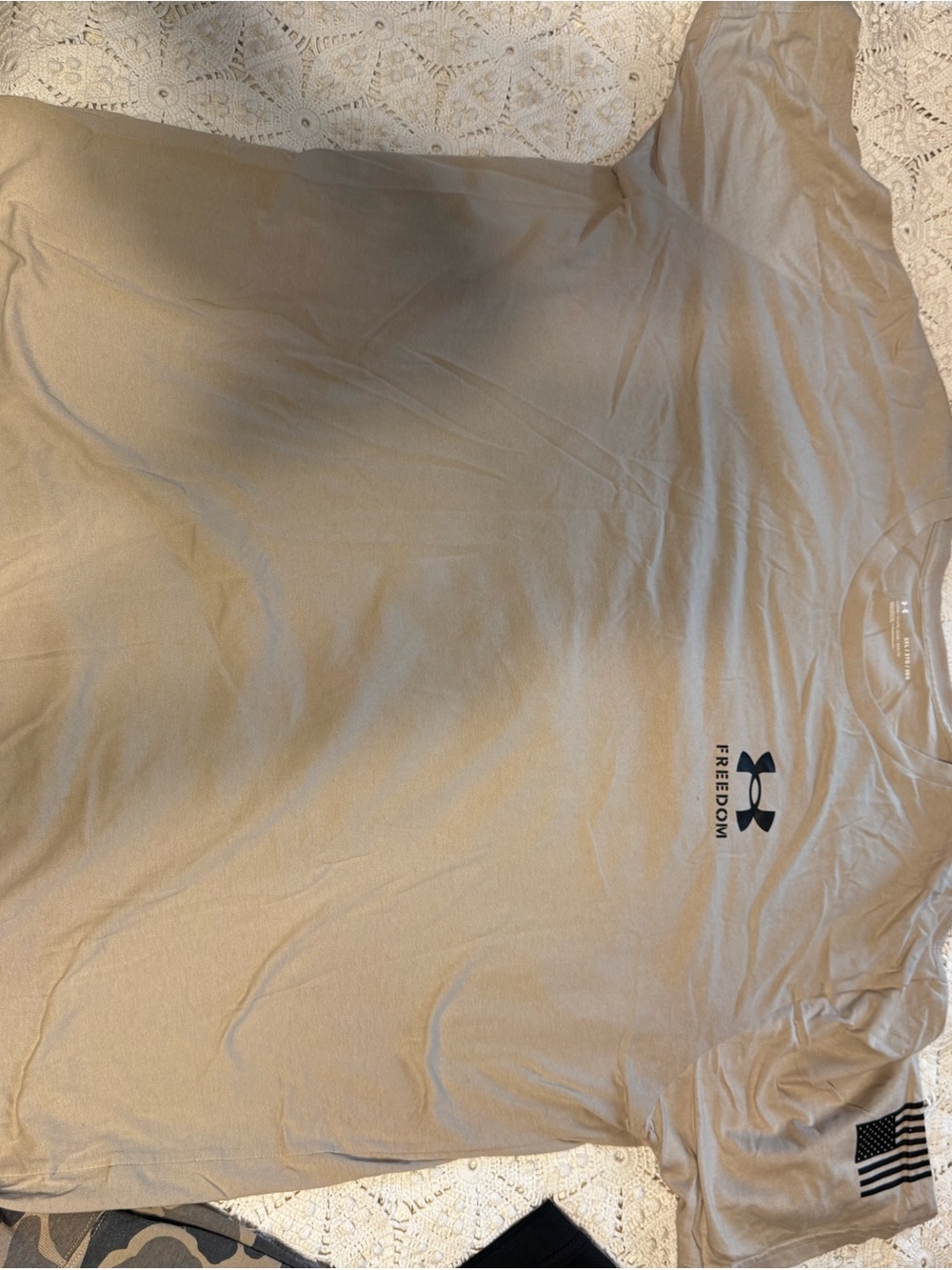 Under Armour Men’s Freedom Short Sleeve Tee - Beige